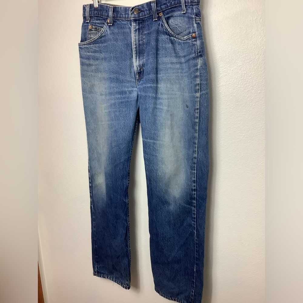 Vintage Levi’s Strauss Jeans 509’s Orange Tab Size 36x32 Blue Made In USA 80’s